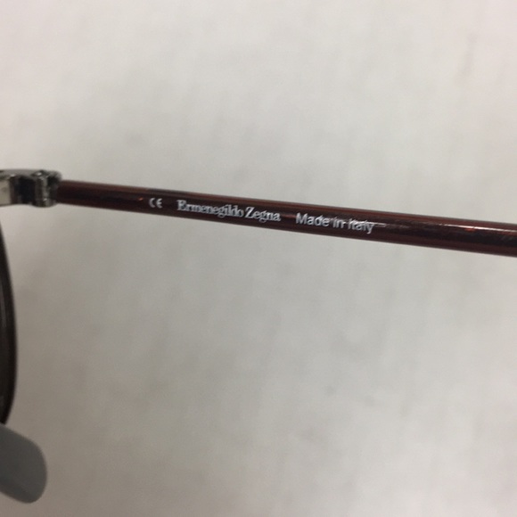 Ermenegildo Zegna Aviators Sunglasses Burgundy - Picture 7 of 8
